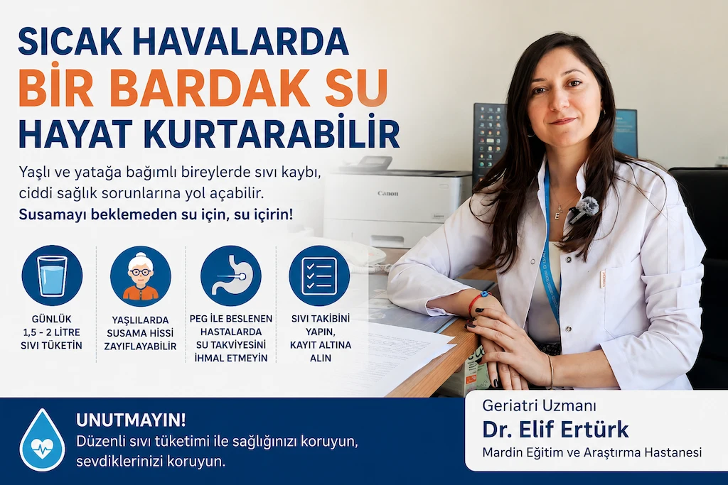 Sıcak Havalarda Bir Bardak Su Hayat Kurtarabilir