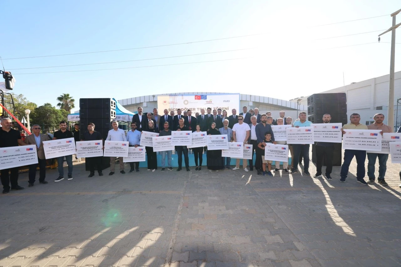 TKDK Mardin&rsquo;de 30 Bi&ccedil;erd&ouml;ver Teslim T&ouml;reni D&uuml;zenlendi
