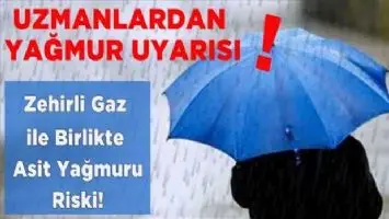 Mardin İl Sağlık M&uuml;d&uuml;rl&uuml;ğ&uuml;&acute;nden &acute;asit yağmuru&acute; uyarısı