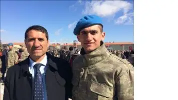 Mardinli asker &ccedil;ocuğuna şehit kaymakamın ismini verdi