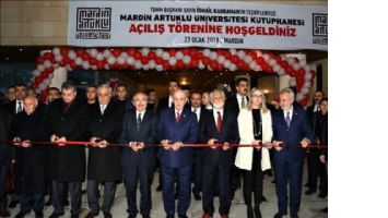 TBMM Başkanı Kahraman Mardin´de Kütüphane Açılışı Yaptı..