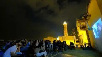 Mardin&acute;in tarihi damlarında sinema keyfi