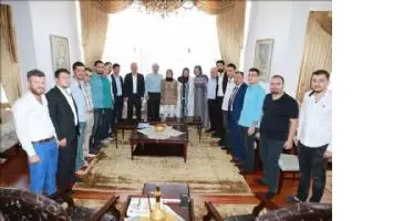 Ak Parti İl Teşkilatı Vali Yaman&acute;ı evinde ziyaret etti