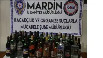 Mardin&acute;de yılbaşı &ouml;ncesi ka&ccedil;ak i&ccedil;ki ve sigara operasyonu