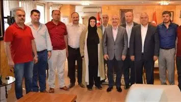 AK PARTİ MECLİS &Uuml;YELERİ VALİ YAMAN&acute;I  ZİYARET