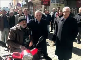 Midyat&acute;ta Veysi Şahin&acute;e tam destek