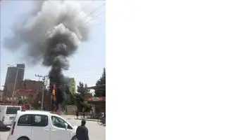 Kızıltepe&acute;de trafo yangını paniğe neden oldu