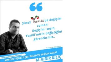 Yeşilli İlçesinde Belediye Seçim Hareketliliği başladı.