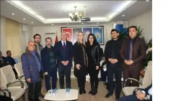 Kızıltepe Gazeteciler Cemiyeti Eri&acute;ye Hayırlı olsun Ziyaretinde Bulundu.