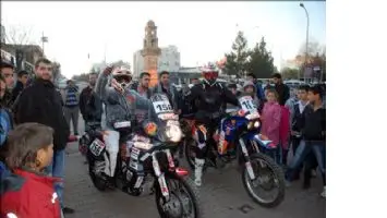 Dakar Rallisine Mardin'den Start verildi.