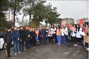 MARDİN´DE GEBE OKULU FARKINDALIK YÜRÜYÜŞÜ DÜZENLENDİ