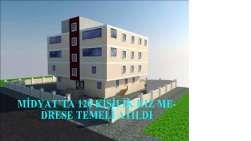 MİDYAT&#039;TA 120 KİŞİLİK KIZ MEDRESE TEMELİ ATILDI