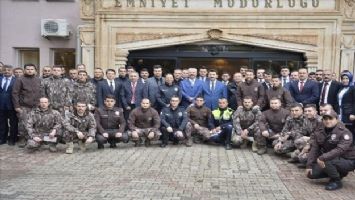 Mardin´de polislerin mutlu günü