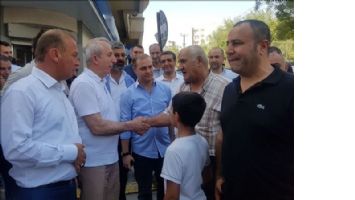 Orhan Miroğlu Mardin´de vatandaşlarla Kucaklaştı
