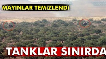 Tanklar sınırda