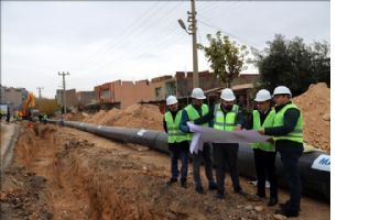 Yarım asırlık Kızıltepe içme suyu hattı yenileniyor