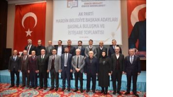 Mardin´de Ak Parti Belediye Başkan Aday tanıtımı yapıldı.