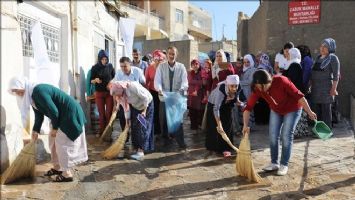 Mardin´de sokaklar  temizlendi