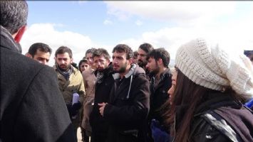 Mardin`de öğrencilerin ulaşım eylemi