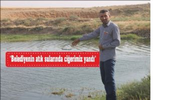 &quot;Belediyenin atık sularında ciğerimiz yandı&quot;