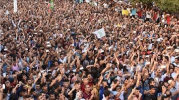 HDP Eş Genel Başkanı Demirtaş Nusaybin´de