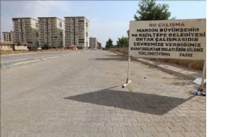 Büyükşehir Belediyesi´nden parke çalışması