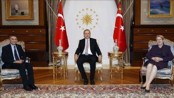 Erdoğan, Nobel Ödüllü Sancar´ı kabul etti