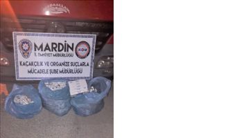 Mardin´de Tır Dorselerinden Kaçak Sigara Çıktı.