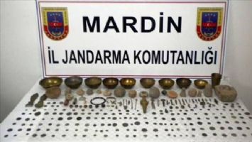 Mardin`de tarihi eser kaçakçılığı operasyonu