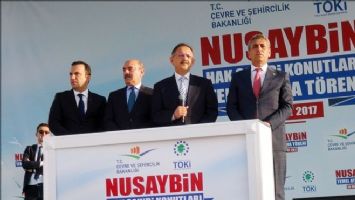 Cumhurbaşkanı Erdoğan, telekonferansla Nusaybin´deki temel atma törenine katıldı