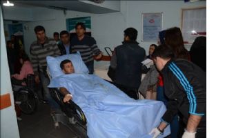 Nusaybin`de elektrik akımına kapılan kişi yaralandı