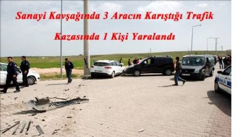 Midyat&#039;ta trafik kazası: 1 yaralı