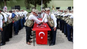 Midyatta 123 Geçici Köy Korucusu Yemin Ederek Görevine Başladı