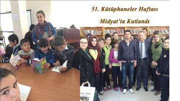 51. Kütüphaneler Haftası Midyat&#039;ta Kutlandı