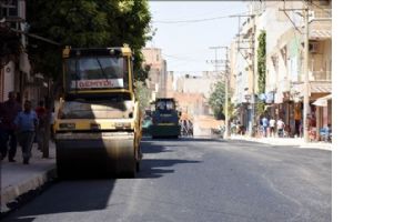 Nusaybin ilçe merkezine 45 kilometre yol yapıldı