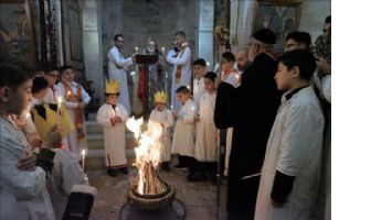 Mardin´de Kırklar  Kilisesinde Ateşli Ayin