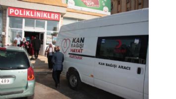 Mardin`de kan bağışı kampanyası