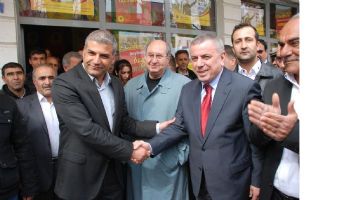 Veysi Şahin&#039;in Midyat Esnaf Ziyareti Miting Havasında Geçti