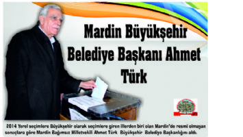 Mardin Büyükşehir Belediye Başkanı Ahmet Türk