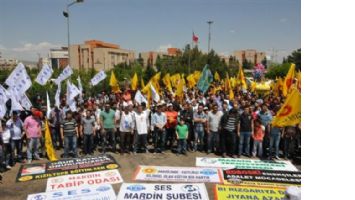 Mardin`de, 1 Mayıs Emek ve Dayanışma Günü kutlandı.
