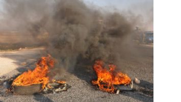 Mardin`de elektrik kesintisi protestosu