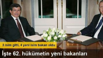 İşte Ahmet Davutoğlu&#039;nun kabinesi