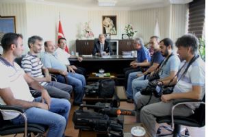 Mardin&#039;deki Gazetecilerden Irmak&#039;a Ziyaret