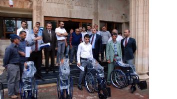 Midyat Belediyesinden engellilere destek