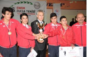 &quot;6. Türkiye Masa Tenisi Şampiyonası&quot; sona erdi