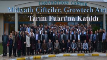 Midyatlı Çiftçiler, Growtech Antalya Tarım Fuarı`na Katıldı