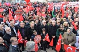 Mardin teröre karşı tek yürek oldu