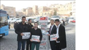 BİK Mardin Şubesi`nden ücretsiz gazete standı
