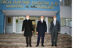 Mardin valisinden Dicle Elektrik&#039;e ziyaret