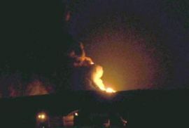 Petrol Boru Hattında Yangın Sabaha Kadar Sürdü